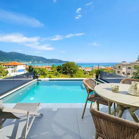 Videre Golden Private Pool Апартаменты Potamia (Thasos)