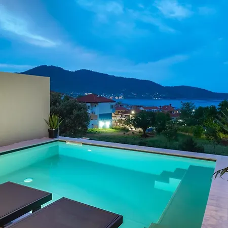 Videre Golden Private Pool Апартаменты Potamia (Thasos)