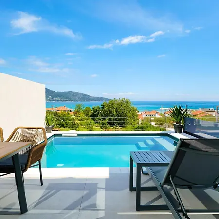 Videre Golden Private Pool Апартаменты Potamia (Thasos)