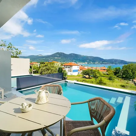 شقة Videre Golden Private Pool Potamia (Thasos)