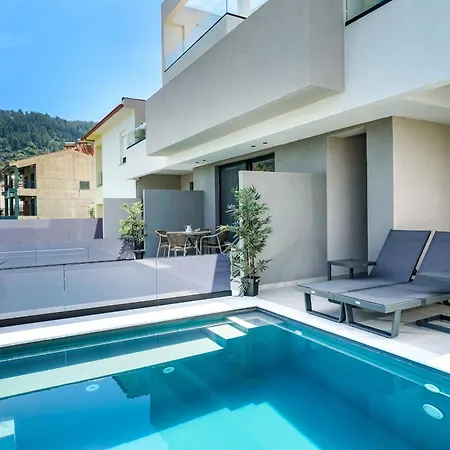 Апартаменты Videre Golden Private Pool Potamia (Thasos)